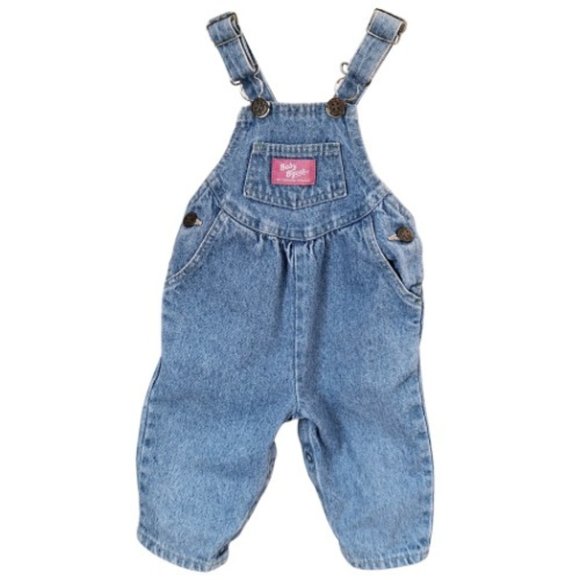 OshKosh B’gosh Other - Vintage Baby B'Gosh Vestbak Oshkosh Denim Jean Overalls 12 Months